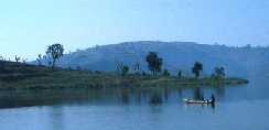 Fisherman on Lake