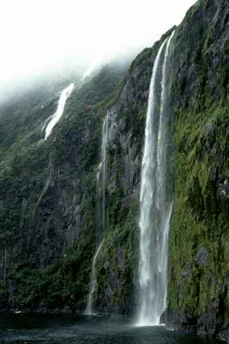 Milford Sound Waterfall